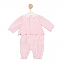 Mintini AW25 Girls Pink Romper MB6689 Mintini AW25 Girls Pink Romper MB6689
