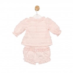 Mintini AW25 Girls Pink Top and Bloomer Set MB6724 Mintini AW25 Girls Pink Top and Bloomer Set MB6724