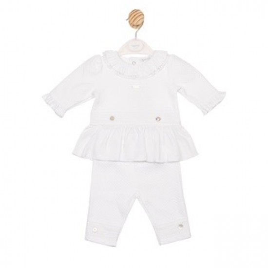 Mintini AW25 6546 White Tunic and Leggings Mintini AW25 6546 White Tunic and Leggings