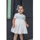 Naxos AW25 Girls  Beige Smocked dress 7622