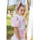 Naxos AW25 Girls pink/white skirt & shirt set 7659-7640