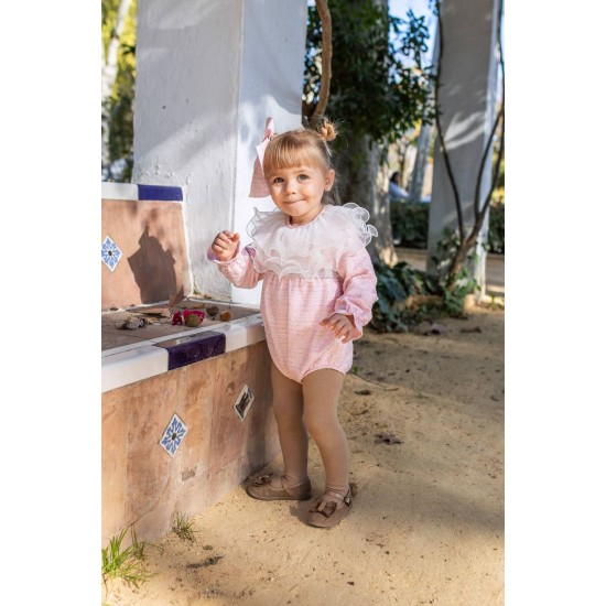 Naxos AW25 Girls Pink Romper  7600