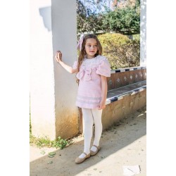 Naxos AW25 Girls Pink DRESS  7630