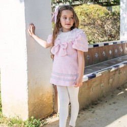 Naxos AW25 Girls Pink DRESS  7630