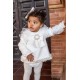 Naxos AW25 Girls cream/beige dress Set 7612
