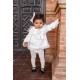 Naxos AW25 Girls cream/beige dress Set 7612