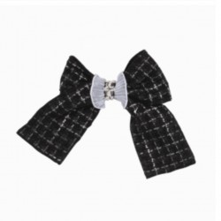 Naxos AW25 Girls Black Hair Bow L4