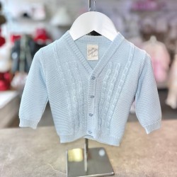Pretty Originals Boys Pale Blue Cardigan JPW2090