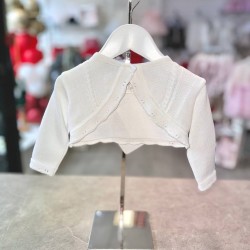 Pretty Originals Girls White Cardigan (Bolero) JPX1100