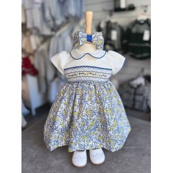 Pretty Originals AW25 Girls Floral Print dress and headband BD02343E Pretty Originals AW25 Girls Floral Print dress and headband BD02343E