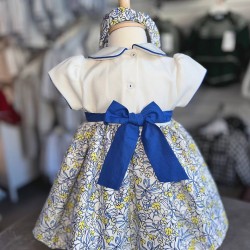 Pretty Originals AW25 Girls Floral Print dress and headband BD02343E Pretty Originals AW25 Girls Floral Print dress and headband BD02343E