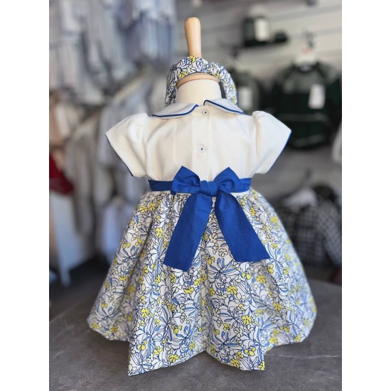 Pretty Originals AW25 Girls Floral Print dress and headband BD02343E Pretty Originals AW25 Girls Floral Print dress and headband BD02343E