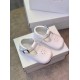 Pretty Originals White Patent Pram Shoe UE03163E