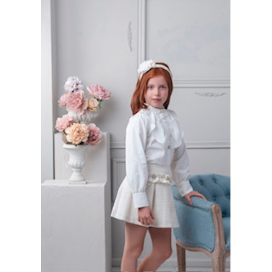Rochy AW25 26756 Girls Ivory Skirt Set