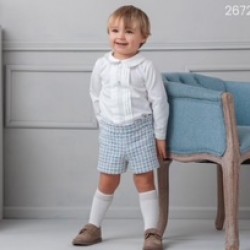 Rochy AW25 26735 Boys Checked short and Shirt Set