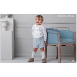 Rochy AW25 26735 Boys Checked short and Shirt Set