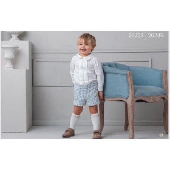Rochy AW25 26735 Boys Checked short and Shirt Set