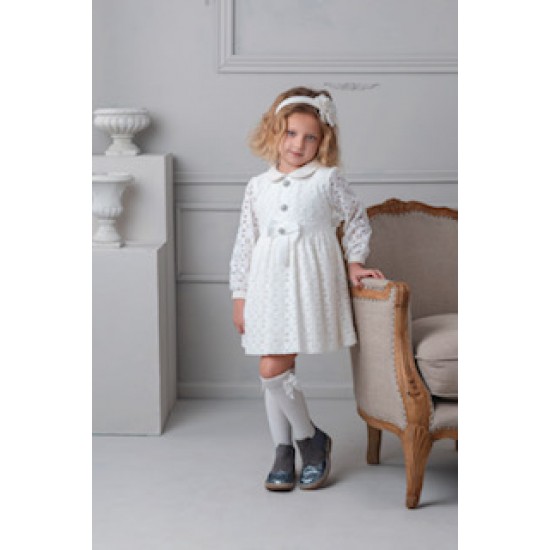 Rochy AW25 26753 Girls White Lace Dress
