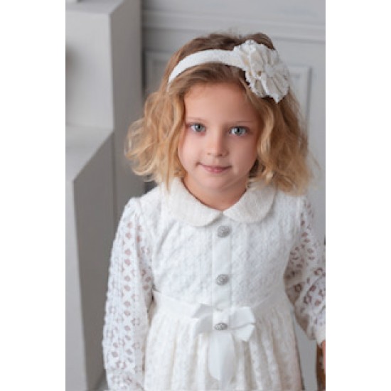 Rochy AW25 26753 Girls White Lace Dress