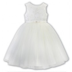 Sarah Louise AW25 070169 Girls Ivory Ceremonial Ballerina Dress Sarah Louise AW25 070169 Girls Ivory Ceremonial Ballerina Dress