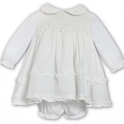 Sarah Louise AW25 013695 Ivory Dress and Panty