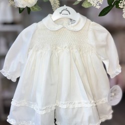 Sarah Louise AW25 013695 Ivory Dress and Panty