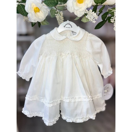 Sarah Louise AW25 013695 Ivory Dress and Panty