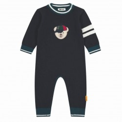 Steiff AW25 Boys Navy Longsleeve Romper L002523317