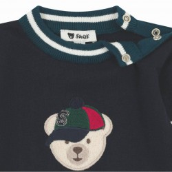 Steiff AW25 Boys Navy Longsleeve Romper L002523317