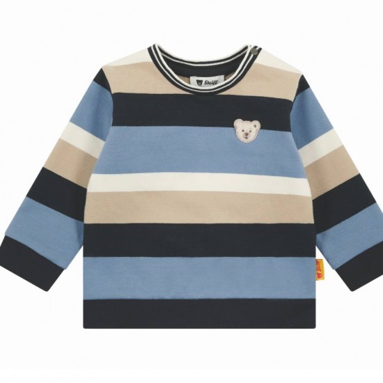 Steiff AW25 Boys Stonewash Sweatshirt and Navy Jogger Pants L002522305/L002522349