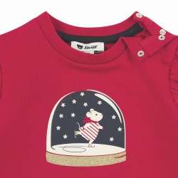 Steiff AW25 Girls Red Sweatshirt L0025234154018