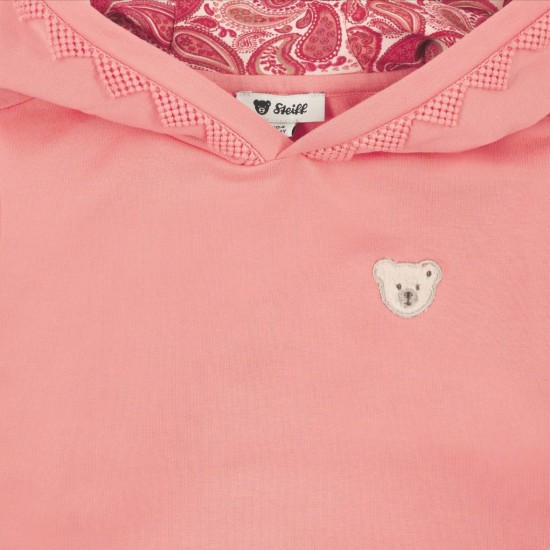 Steiff AW25 Girls Peach Hooded Legging set L0025212553079
