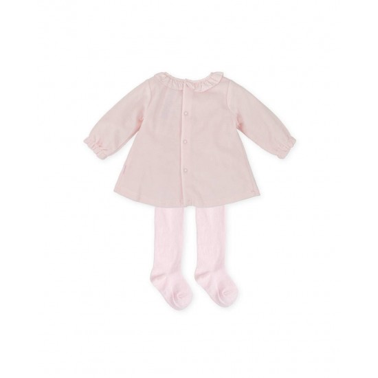 Tutto Piccolo AW25 2285 Pink Dress and Tights