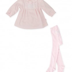 Tutto Piccolo AW25 2285 Pink Dress and Tights