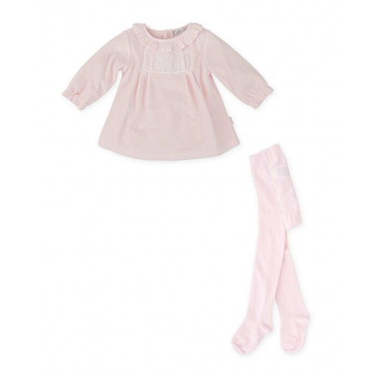 Tutto Piccolo AW25 2285 Pink Dress and Tights