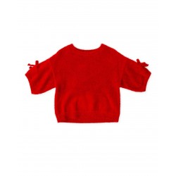Tutto Piccolo AW25 3857 Girls Red Jumper