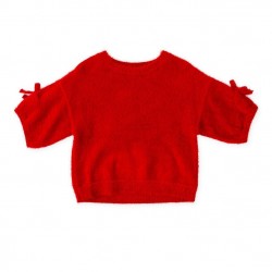 Tutto Piccolo AW25 3857 Girls Red Jumper