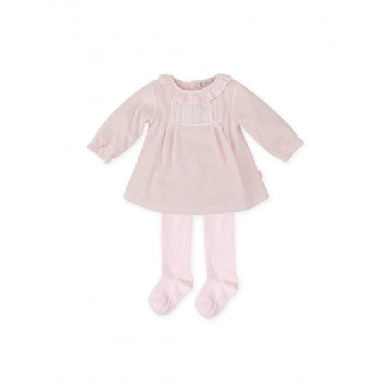 Tutto Piccolo AW25 2285 Pink Dress and Tights