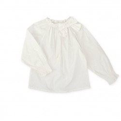 Tutto Piccolo AW25 Girls White/Red Blouse and Skirt& tights Set 3042/3673