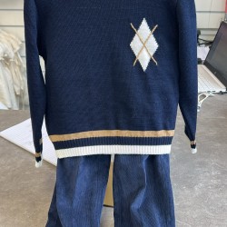 Bimbalo boys navy blue jumper set 8358