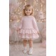 AW26 Bimbalo girls cream frill dress 8311