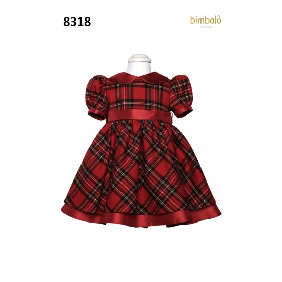 Bimbalo girls red checked dress Bimbalo girls red checked dress