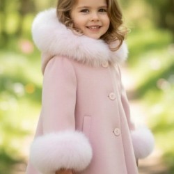 Bimbalo girls pink coat 8373
