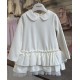 AW26 Bimbalo girls cream frill dress 8311