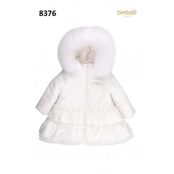 Bimbalo girls cream coat