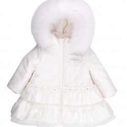 Bimbalo girls cream coat 8376