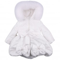 Bimbalo girls cream coat 8377