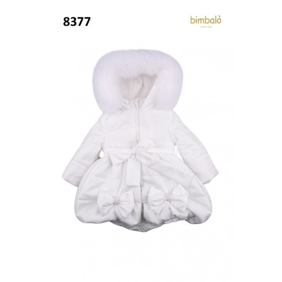 Bimbalo girls cream coat 8377
