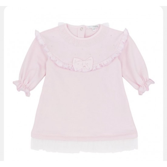 Blues Baby Girls Pink Dress AW26 BB3201
