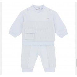 Blue Baby Boys Blue Jog Set AW26 BB3218 Blue Baby Boys Blue Jog Set AW26 BB3218